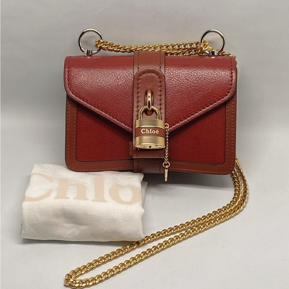 Chloé ABY Chain Mini Leather Shoulder Bag